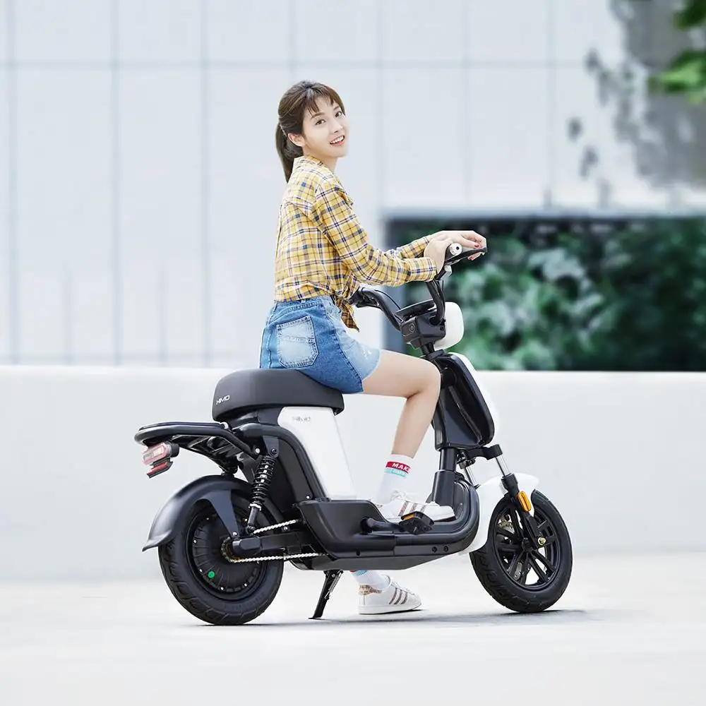 원래 Xiaomi HIMO T1 14 인치 48V 350W 14Ah/28Ah 리튬 배터리 60-120km 최고 속도 25 km/h 전기 자전거 자전거 오토바이