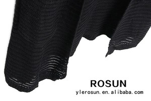 <span class=keywords><strong>blanc</strong></span> à rayures de couleur noire à <span class=keywords><strong>long</strong></span> <span class=keywords><strong>cardigan</strong></span> longueur - Product Image 5
