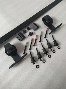 Intérieur moderne Coulissant En Acier <span class=keywords><strong>au</strong></span> carbone Bois Matériel De Porte De Grange (LS-SDU-014) - Product Image 5