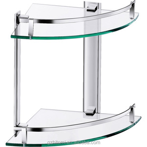 Estante <span class=keywords><strong>de</strong></span> Vidrio Montado en la Pared para Accesorios Sanitarios Comerciales, Estante <span class=keywords><strong>de</strong></span> <span class=keywords><strong>Baño</strong></span>, Estante <span class=keywords><strong>de</strong></span> Esquina - Product Image 6