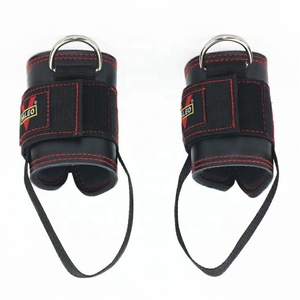 Mới Nhất Có Thể Điều Chỉnh Da Bò Đùi Ròng Rọc Mắt Cá Chân Cuff Dây Đeo Với D Vòng Khóa Tính Năng Tập Thể Dục Tập Thể Dục Trọng Lượng Nâng Tập Thể Dục Phòng Tập Thể Dục - Product Image 1