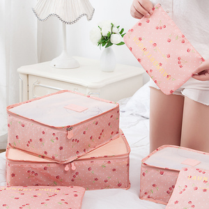 Travelsky 6 pcs Set da viaggio cubetti di imballaggio <span class=keywords><strong>vestiti</strong></span> di stoccaggio borse da viaggio dell'organizzatore del sacchetto - Product Image 6