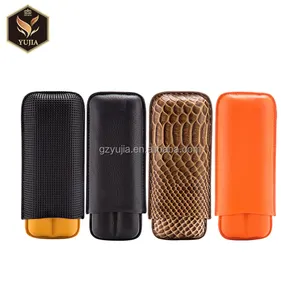 Quảng châu YuJia Tốt Nhất COHIBA 2 công suất big đường kính trường hợp xì gà với hộp quà tặng