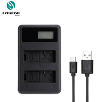 Batterie rechargeable EN-EL14 pour appareil photo Nikon, batterie lithium-ion avec chargeur