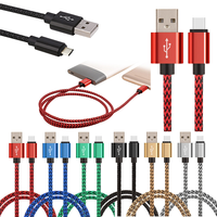 Grosir Harga Rendah 1 M/2 M/3 M Kabel Data USB Kabel Pengisian USB untuk Tipe C