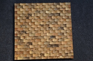 Wholesale Good Price <strong>Wall</strong> Panels Tile Coconut Shell <strong>Mosaic</strong> <strong>Wall</strong> <strong>Art</strong> 300*300mm Wood <strong>Mosaic</strong> for TV Background <strong>Wall</strong> - Product Image 6
