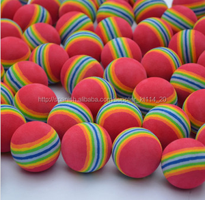 ambiental suave arco iris pelota de <span class=keywords><strong>golf</strong></span> para el <span class=keywords><strong>golf</strong></span> indoor - Product Image 1
