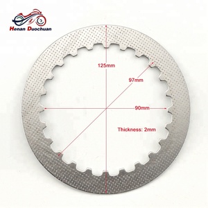 3,0 MM | Espesor 2,0 MM 400cc 500cc 600cc embrague de la motocicleta plato para HONDA CB400 <span class=keywords><strong>CB500</strong></span> VT600 - Product Image 2