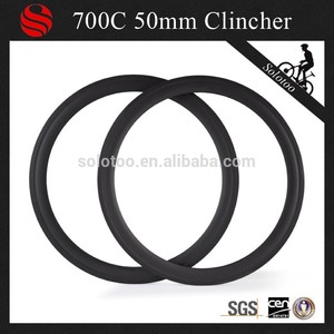 700c <span class=keywords><strong>de</strong></span> carretera <span class=keywords><strong>de</strong></span> <span class=keywords><strong>carbono</strong></span> <span class=keywords><strong>moto</strong></span> <span class=keywords><strong>llantas</strong></span> clincher 50mm - Product Image 1