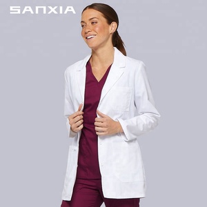 <span class=keywords><strong>Bata</strong></span> de laboratorio de los fabricantes al por mayor Mujer Doctor blanco laboratorio - Product Image 2