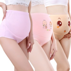 YSMARKET (3 Pezzi/1 Confezione) Mutande Premaman a Vita Alta con Effetto Modellante, Regolabili in Cotone, <span class=keywords><strong>Pantaloni</strong></span> Premaman in Tessuto 100% Cotone - Product Image 2