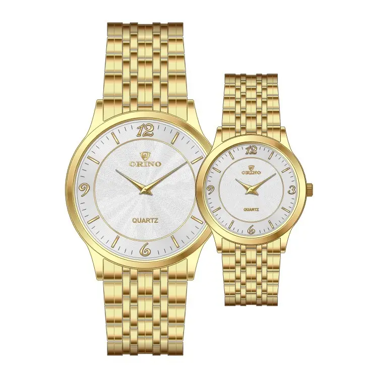 ultra thin lover's Watch 5.3mm OEM business quartz Wrist couple watch