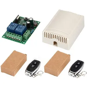 220V wireless remote control switch Two-channel receiving module Wide voltage AC85~250V motor forward and reverse jog