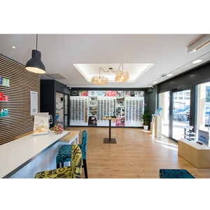 Muebles de pantalla óptica al por menor personalizados LUX, escaparates de gran oferta para muebles de tienda de diseño de interiores para sala de exposición óptica - Product Image 2