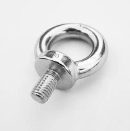 High Quality High Polished Stainless Steel AISI304 AISI316 DIN580 Lifting Metric Eye Bolts