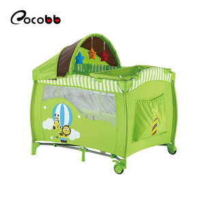 Personalizado plegable <span class=keywords><strong>mini</strong></span> viajes playpen <span class=keywords><strong>cuna</strong></span> bebé cama con dosel - Product Image 1