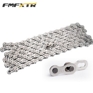 <span class=keywords><strong>Cadena</strong></span> de Bicicleta FMFXTR de 6, 7, 8, 9, 10 y 11 Velocidades, Recubierta de Titanio, Color Dorado y Plateado, para Bicicletas de Montaña y Carretera, 116 Eslabones - Product Image 3