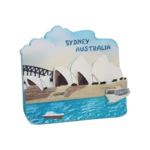 Syndey ओपेरा हाउस ऑस्ट्रेलिया राल 3D सिडनी स्मारिका मैग्नेट पर्यटक