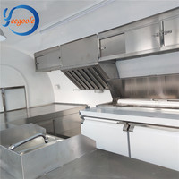 Food Vending Trailer cars voor koop Mobiele Restaurant Trailer/snack trailer/fastfood karren selling voedsel truck