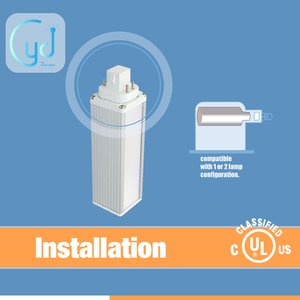 Yidi led enchufe G24q 2pin 4pin Gx24q <span class=keywords><strong>pl</strong></span> g24 E27 lámpara led reemplazar 26 w cfl - Product Image 4