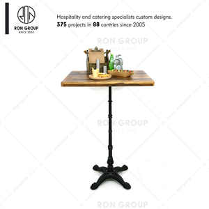 Mobilier <span class=keywords><strong>de</strong></span> Restaurant en plein air et intérieur, <span class=keywords><strong>tabouret</strong></span> <span class=keywords><strong>de</strong></span> <span class=keywords><strong>Bar</strong></span> Vintage <span class=keywords><strong>de</strong></span> <span class=keywords><strong>Style</strong></span> <span class=keywords><strong>industriel</strong></span>, <span class=keywords><strong>tabouret</strong></span> <span class=keywords><strong>de</strong></span> <span class=keywords><strong>Bar</strong></span> haut et ensemble <span class=keywords><strong>de</strong></span> Table, Table à manger en bois massif - Product Image 5