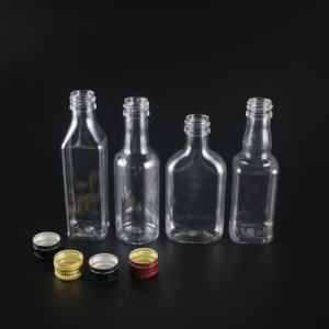 50ml Mini <strong>Plastic</strong> Pet <strong>Bottle</strong> for <strong>Wine</strong> with Aluminum Cap - Product Image 3