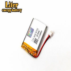 Stecker 2,5-2 P 703450 1500 mah <span class=keywords><strong>3</strong></span>,7 v Wiederaufladbare lipo batterie solar li ionen polymer lithium-batterie mit PCM - Product Image 4