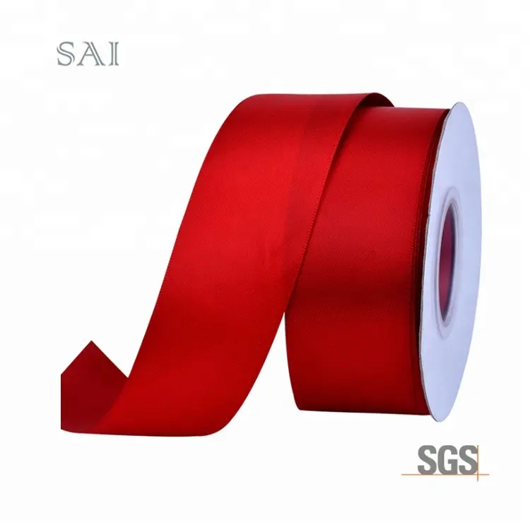 Factory Wholesale Free Samples High Quality Polyester Single-Face Satin Ribbon