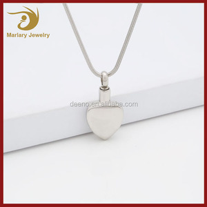 Acero Inoxidable al por mayor Del Corazón Joyas Cremación Colgante Grabado Libre Hermano Palabra - Product Image 4