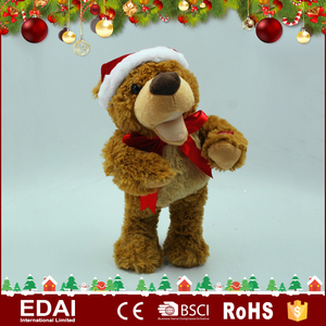 Venta al por mayor especializada hecho lindo cantando y bailando mini oso de peluche - Product Image 1
