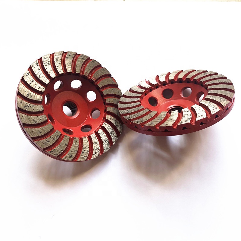 Двухслойный шлифовальный круг с турбоалмазным покрытием диаметром 4 дюйма для формирования гранита, мрамора и камня