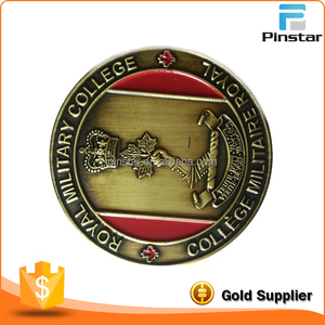 Die Coulée 3D Souvenir 3ème Nombre Métal Antique Défi Coin - Product Image 2