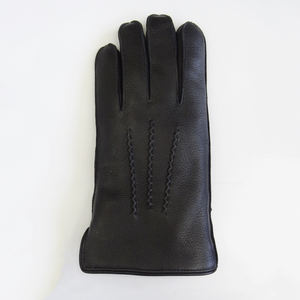 <span class=keywords><strong>Gants</strong></span> en cuir de daim véritable pour hommes et femmes, doublés de fourrure de laine épaisse, imperméables et chauds pour l'<span class=keywords><strong>hiver</strong></span>, support OEM - Product Image 3