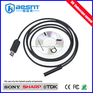 BESNT tubo serpiente endoscopio usb mini cámara con 15 m cable pipe boroscopio BS-GD30 - Product Image 1