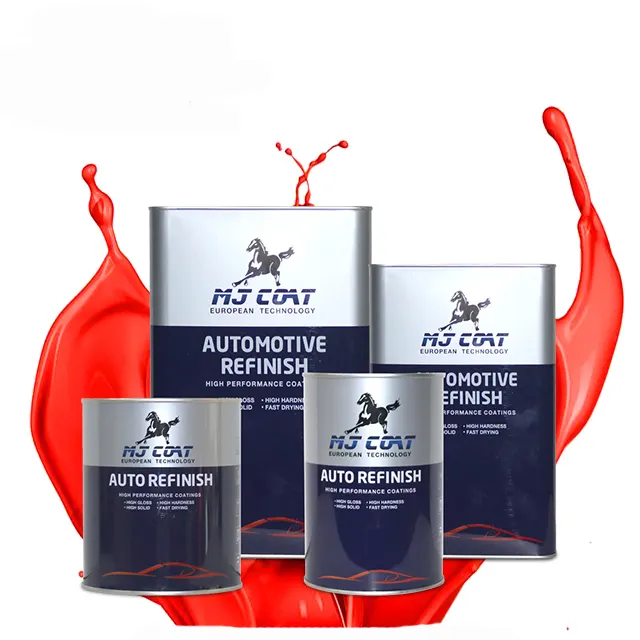 MJ base coat and clear coat car paint for Car Repair