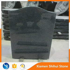 Gris foncé granit <span class=keywords><strong>pierre</strong></span> <span class=keywords><strong>tombale</strong></span> polie <span class=keywords><strong>stèle</strong></span> <span class=keywords><strong>tombale</strong></span> funéraires - Product Image 4