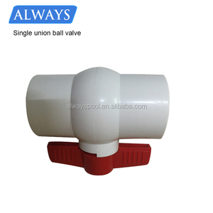Robinet à bille unique de communion en plastique, accessoire pour tuyaux de <span class=keywords><strong>piscine</strong></span>, livraison gratuite en chine, U-PVC - Product Image 3