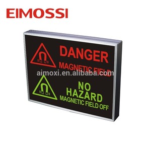 Caja de luz de advertencia iluminada, señal de rayos <span class=keywords><strong>x</strong></span> con señal de radiación - Product Image 3