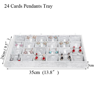 Jewelry Tray Storage Box Watch Holder Necklace <strong>Ring</strong> Earrings Pendant Display Organizer <strong>Plate</strong> - Product Image 2