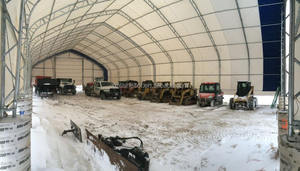 大型 ダブル トラス 倉庫 テント／ビッグ ストレージ シェルター 5010023P - Product Image 6