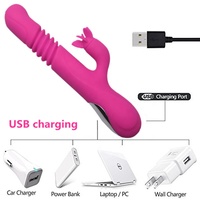 10-Gang beheizbare dehnbare Dildo vibratoren USB wiederauf ladbare Klitoris Rotate Stroke Sex maschine G-Punkt Vibrator für Frauen Lesben