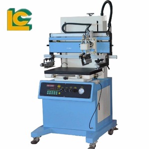 LC Brand Flat Screen Printing Machine Vacuum Plastic Film Printing Machine Usado para Pcb Board Boxes saco de papel