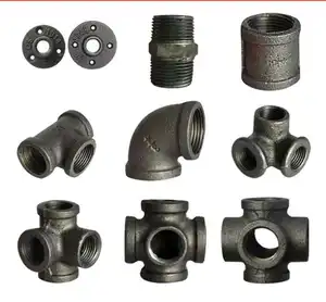 black malleable iron pipe fittings black 3/4 pipe fittings product 130R/equal