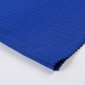 Best Sell Polyester Spandex Clothing <strong>Material</strong> Knitted <strong>Blue</strong> Jacquard Fabric for Clothes - Product Image 1