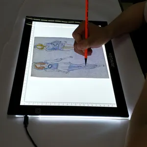Prancheta iluminada led para desenho, prancheta para desenho de arte, para crianças, artistssize: a2/a3
