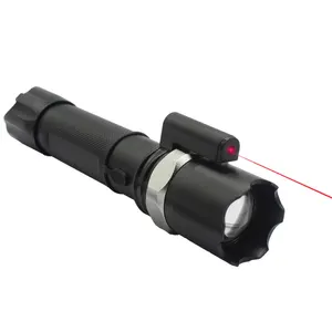 Penunjuk Laser Baterai 18650 3.7V, Lampu Senter Laser Gaya Kekuatan Laser, Senter Inframerah