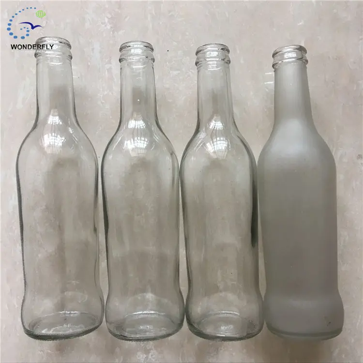 Kualitas tinggi jelas/putih 275 ML botol kaca