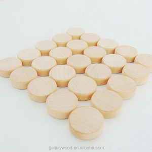 Incompiuto di legno rotondo pezzi, legno Cerchi Chip per il regalo - Product Image 2