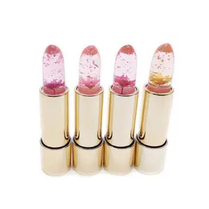 OEM gold jelly twist 12 color promotional matte waterproof lipstick