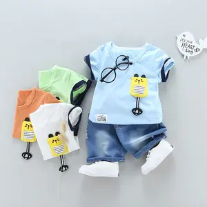 Neueste Sommer Baumwolle Sport Kid Kleidung Boy Kleidung Sets